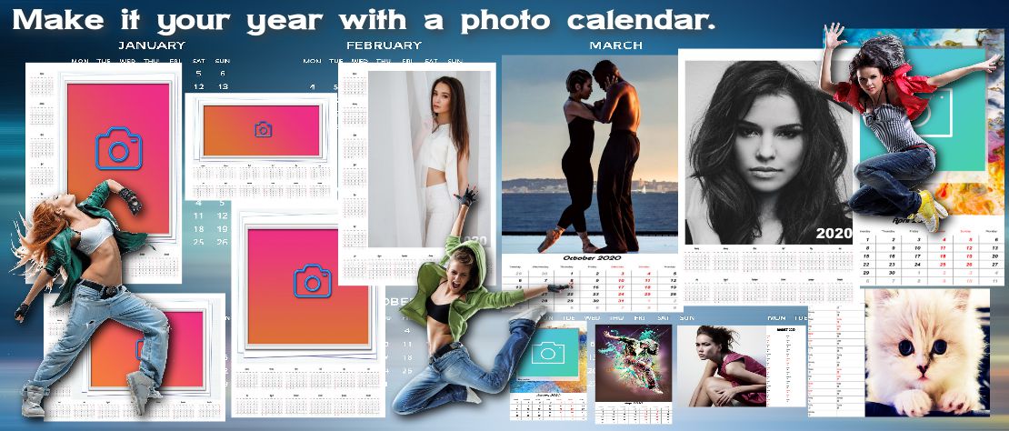 Make it your year with a photo calendar.