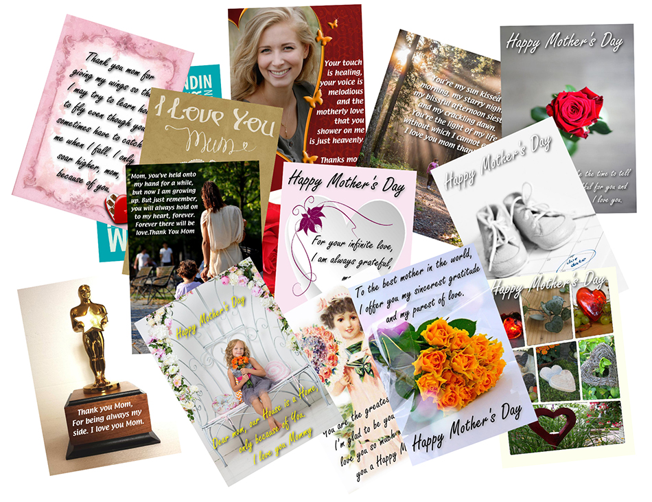 Mother's Day templates (portrait format)