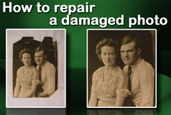 How to repair a damaged photo with Image Dream 
