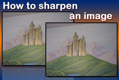 How to sharpen an image with Image Dream 